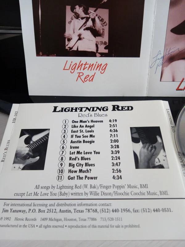 Lightnin' Red - Red's Blues (CD) - Image 4