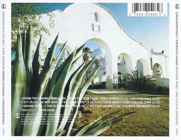 Linda Ronstadt and Emmylou Harris - Western Wall - The Tucson Sessions (CD) - Image 2