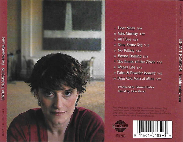 Linda Thompson - Fashionably Late (CD) - Image 2
