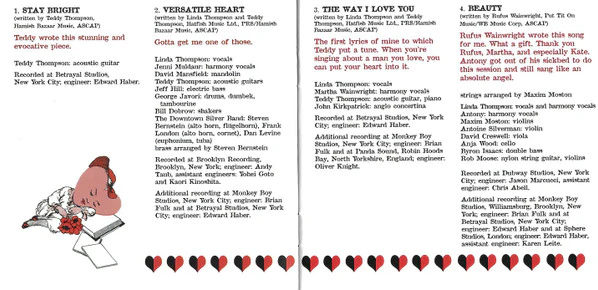 Linda Thompson - Versatile Heart (CD) - Image 4