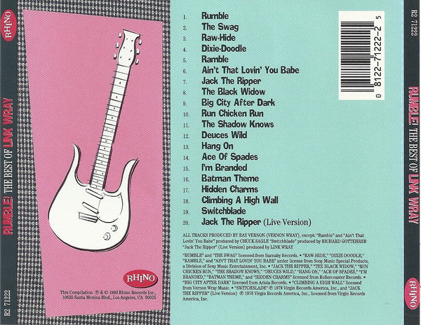 Link Wray - Rumble! The Best Of Link Wray (CD) - Image 2
