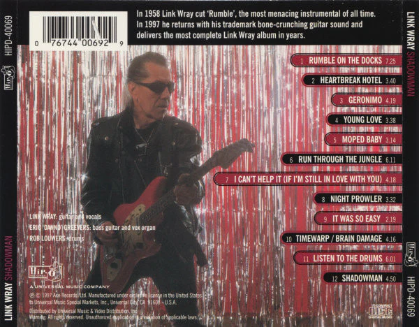 Link Wray - Shadowman (CD) - Image 2
