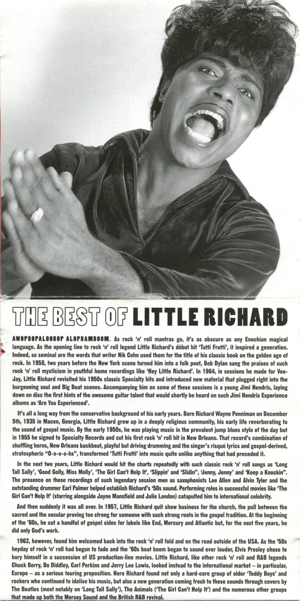 Little Richard - The Best Of Little Richard - The Vee-Jay Years (CD) - Image 3