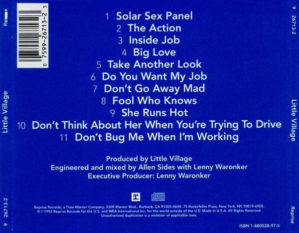 Little Village - Little Village (CD) - Image 2