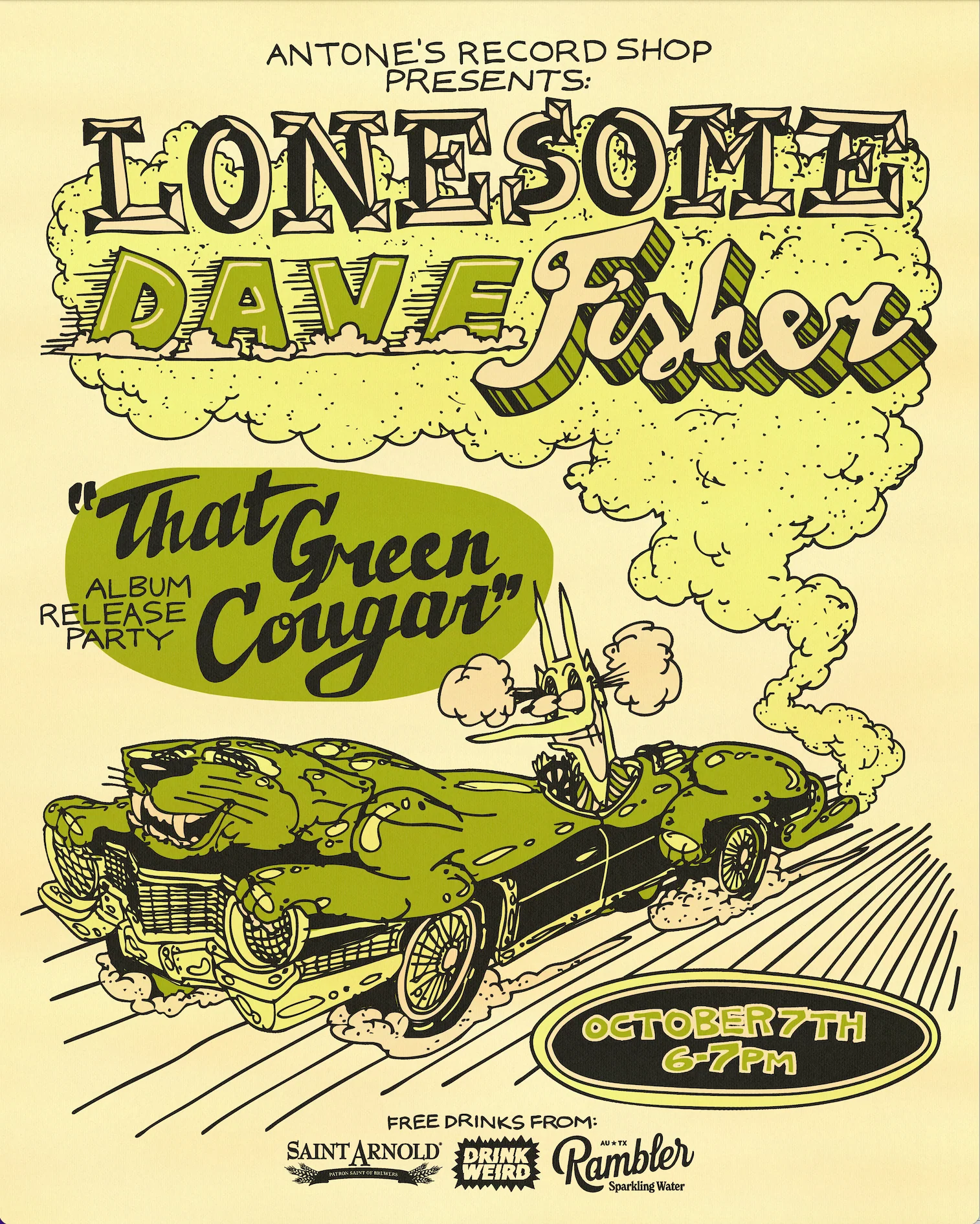 Lonesome Dave Fisher In-Store - 2025 (Poster)