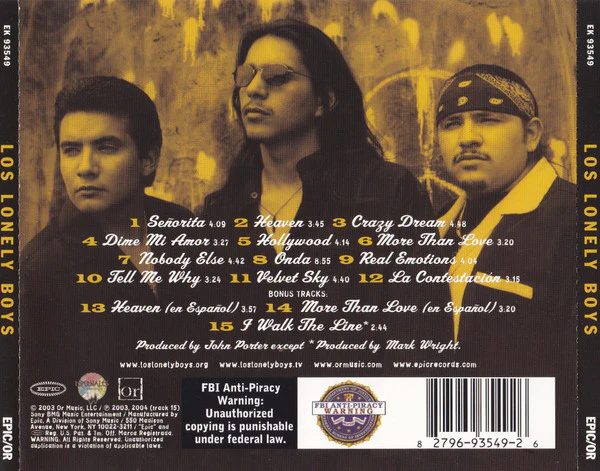 Los Lonely Boys - Los Lonely Boys (CD) - Image 3