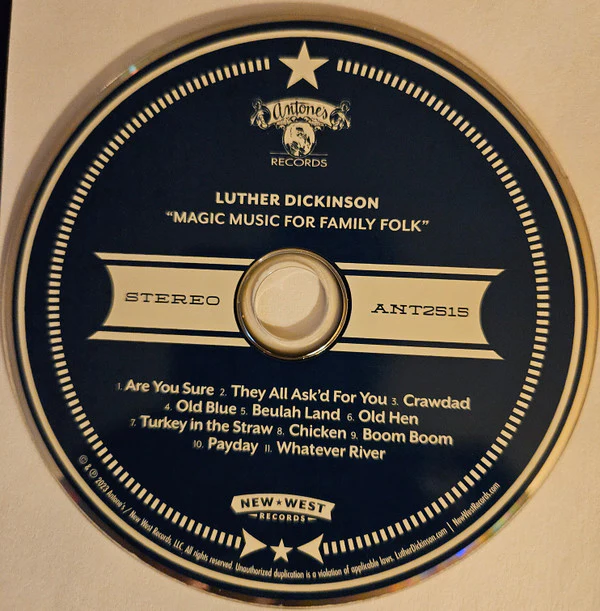 Luther Dickinson - Magic Music For Family Folk (CD) - Image 4