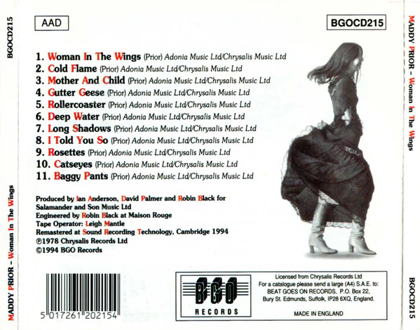 Maddy Prior - Woman In The Wings (CD) - Image 2