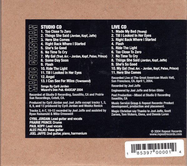 Magic Christian - Limited Edition Authorized Bootleg (CDr) - Image 2