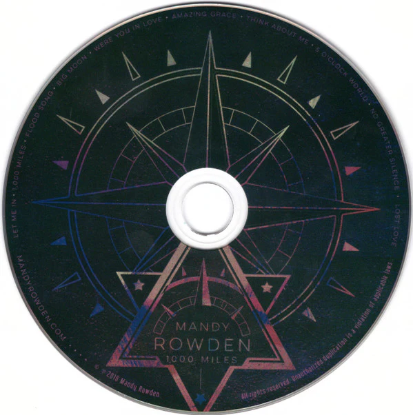 Mandy Rowden - 1,000 Miles (CD) - Image 3