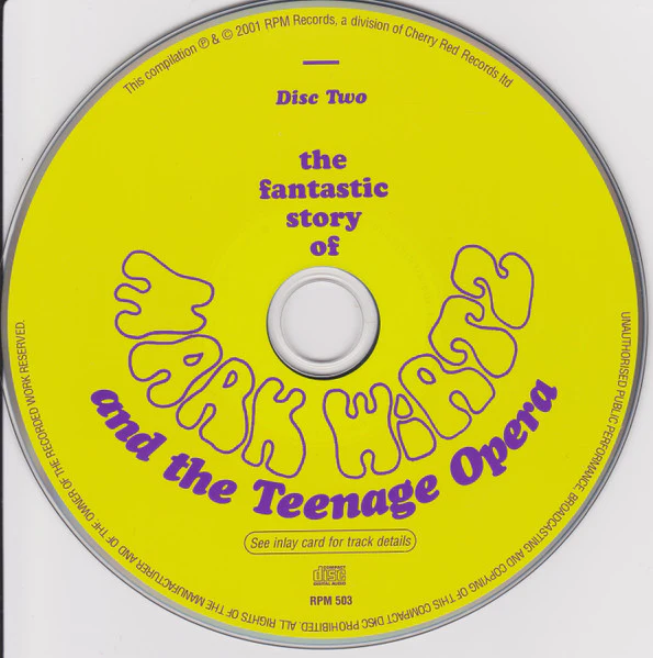 Mark Wirtz - The Fantastic Story Of Mark Wirtz And The Teenage Opera (CD) - Image 4