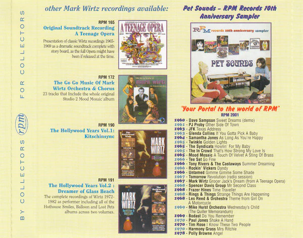 Mark Wirtz - The Fantastic Story Of Mark Wirtz And The Teenage Opera (CD) - Image 5