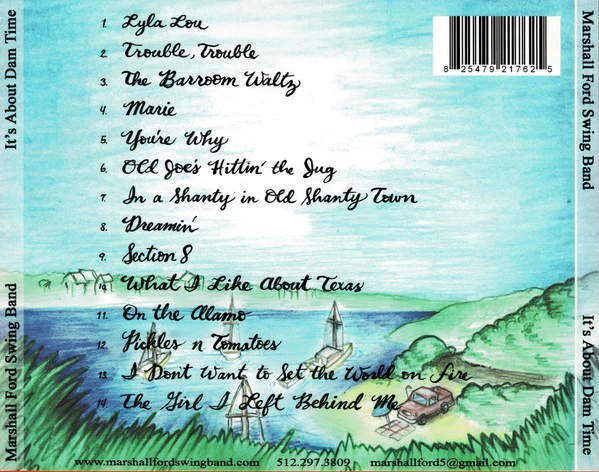 The Marshall Ford Swing Band - It's About Dam Time (CD) - Image 2