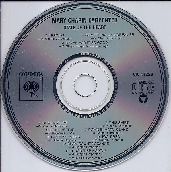 Mary Chapin Carpenter - State Of The Heart (CD) - Image 3