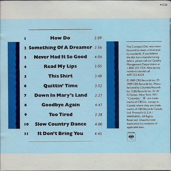 Mary Chapin Carpenter - State Of The Heart (CD) - Image 4