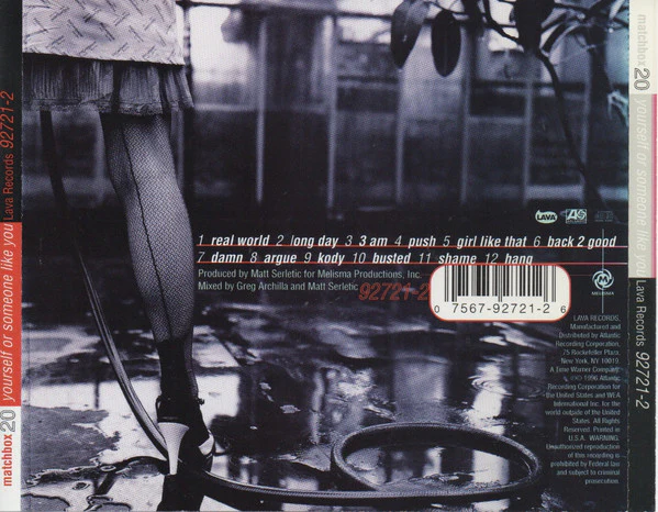 Matchbox 20* - Yourself Or Someone Like You (CD) - Image 2
