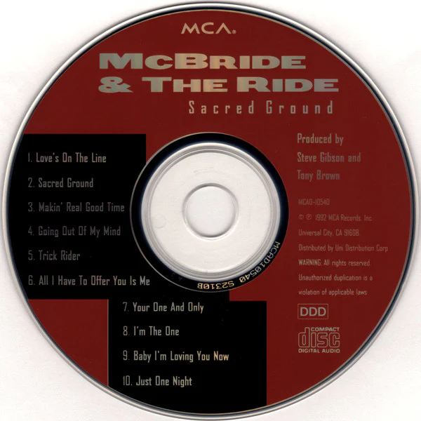 McBride & The Ride - Sacred Ground (CD) - Image 3