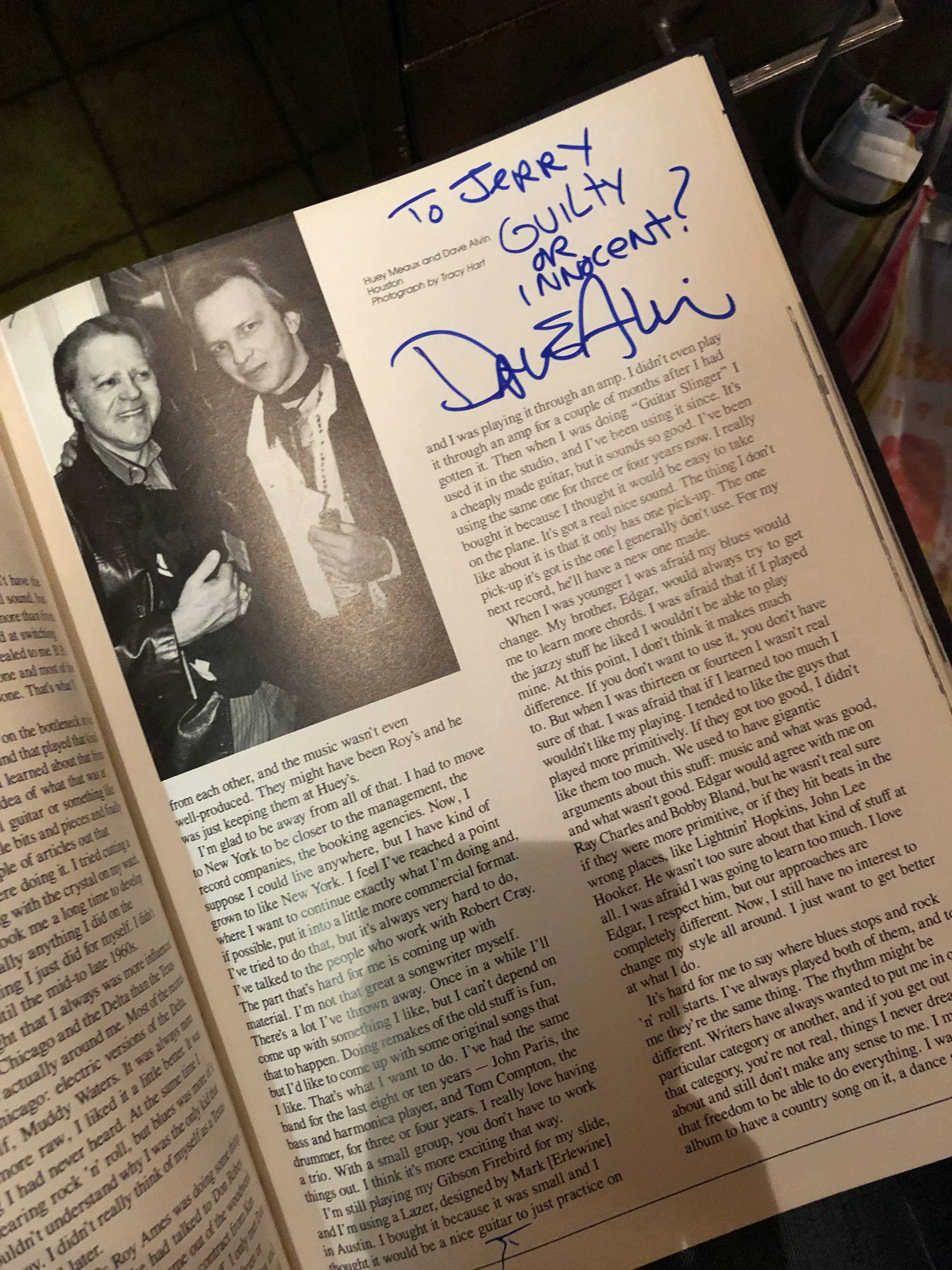 Meeting The Blues, The Rise Of The Texas Sound AUTOGRAPHED - Alan Govenar (Book) - Image 10