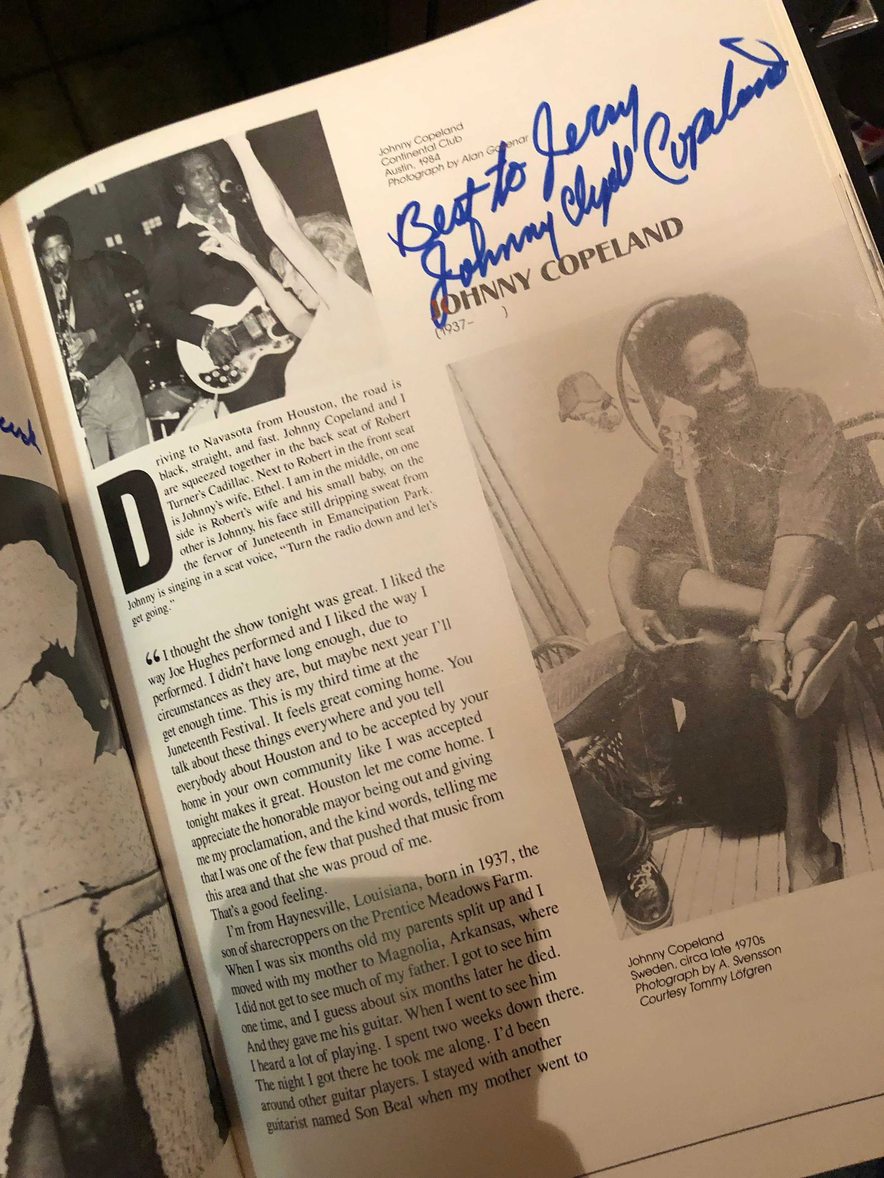 Meeting The Blues, The Rise Of The Texas Sound AUTOGRAPHED - Alan Govenar (Book) - Image 12