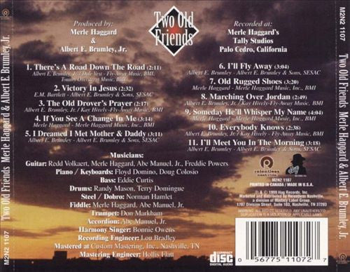 Merle Haggard, Albert E. Brumley, Jr. - Two Old Friends (CD) - Image 2