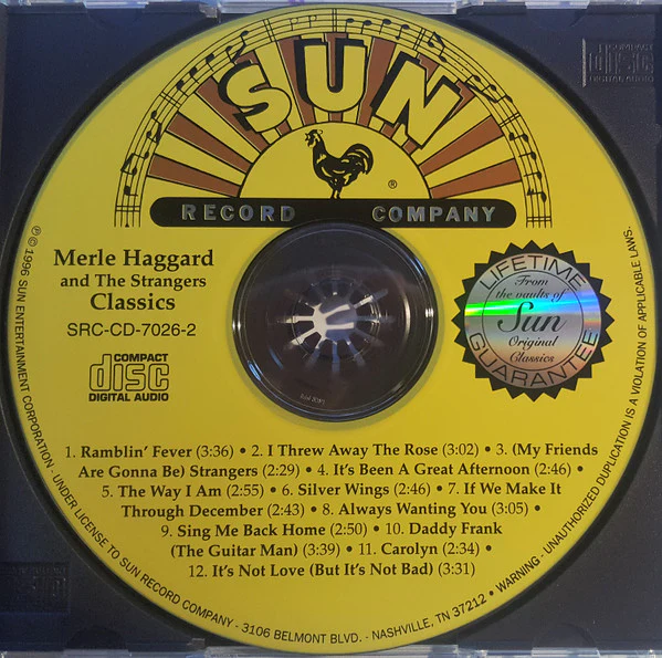 Merle Haggard And The Strangers  - Classics (CD) - Image 3