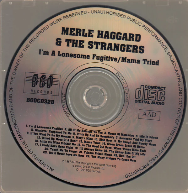 Merle Haggard And The Strangers  - I'm A Lonesome Fugitive/Mama Tried (CD) - Image 3