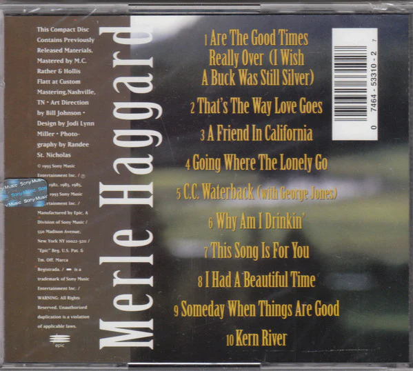 Merle Haggard - Super Hits (CD) - Image 2