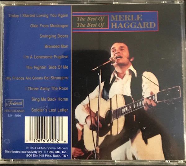 Merle Haggard - The Best Of The Best Of Merle Haggard (CD) - Image 2