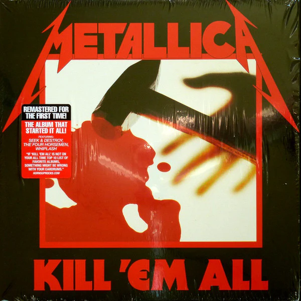 Metallica - Kill 'Em All (LP, Album, RE, RM)