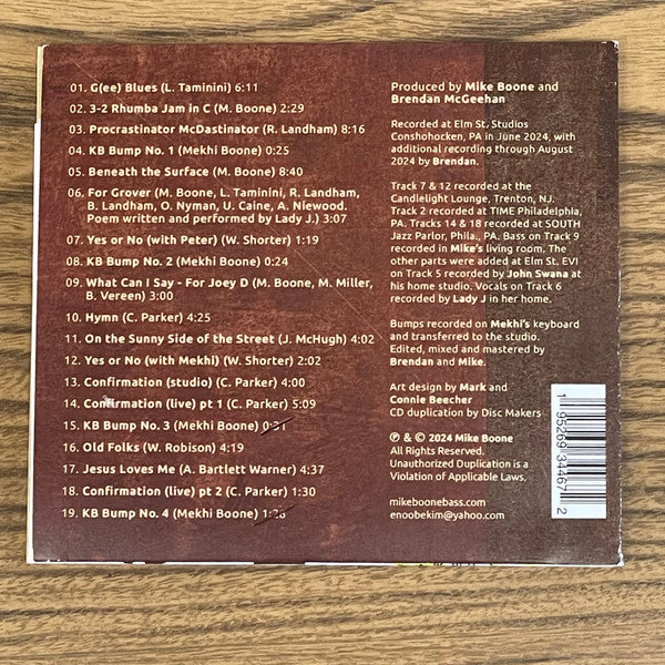 Mike Boone Friends & Family - Confirmation (CD) - Image 3