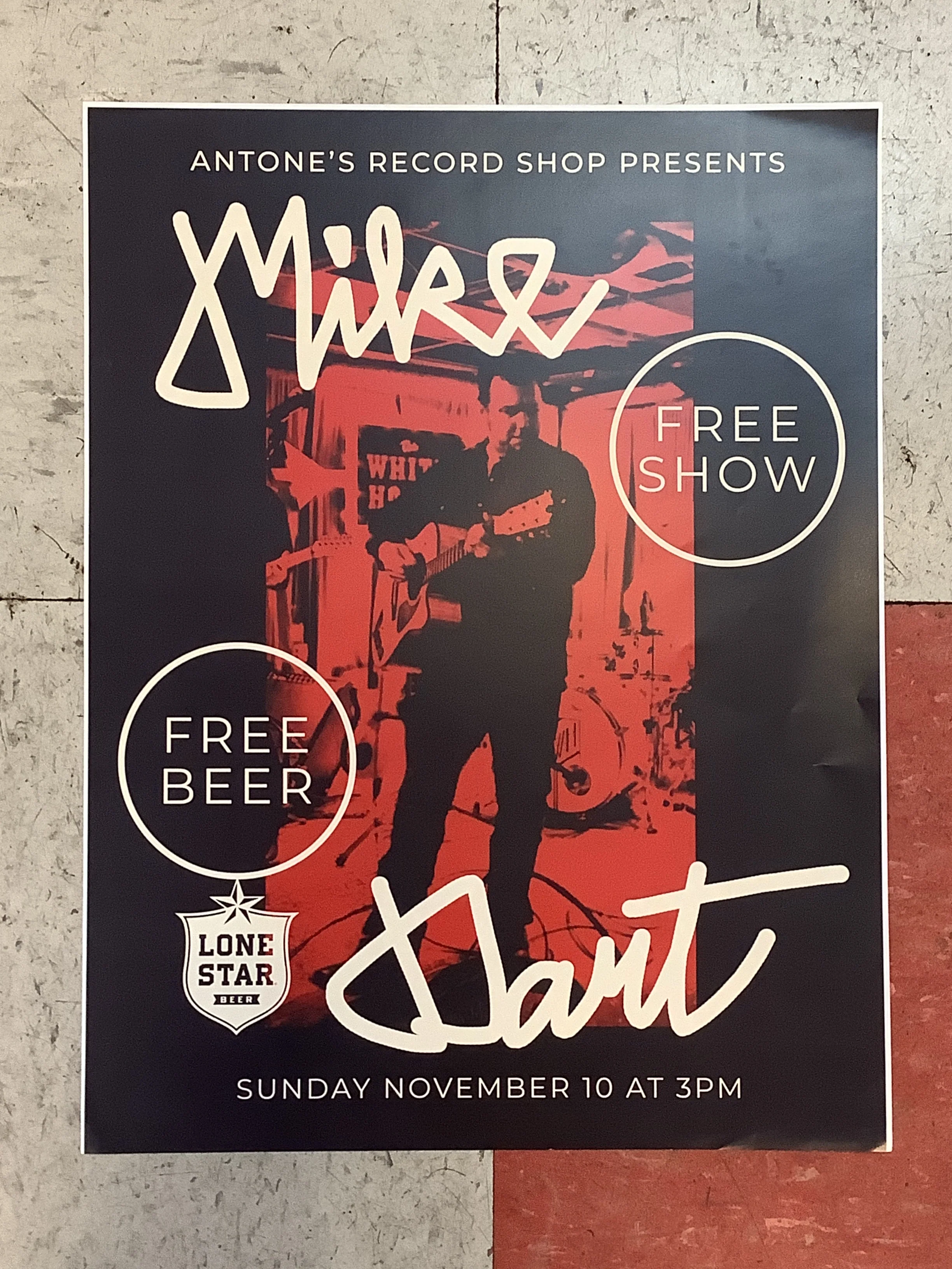Mike Dart In-Store (Poster)