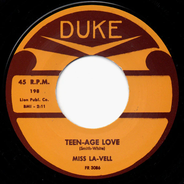 Miss LaVell - Teen-Age Love / Stop These Teardrops (Vinyl)