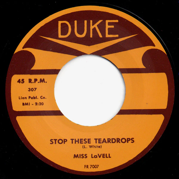 Miss LaVell - Teen-Age Love / Stop These Teardrops (Vinyl) - Image 2