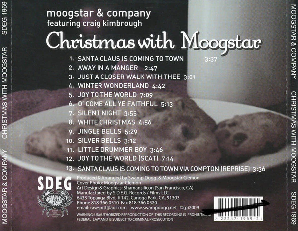 Larry Clemon featuring Craig Kimbrough - Christmas with Moogstar (CD) - Image 4