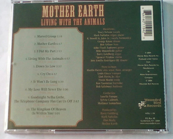 Mother Earth  - Living With The Animals (CD) - Image 2