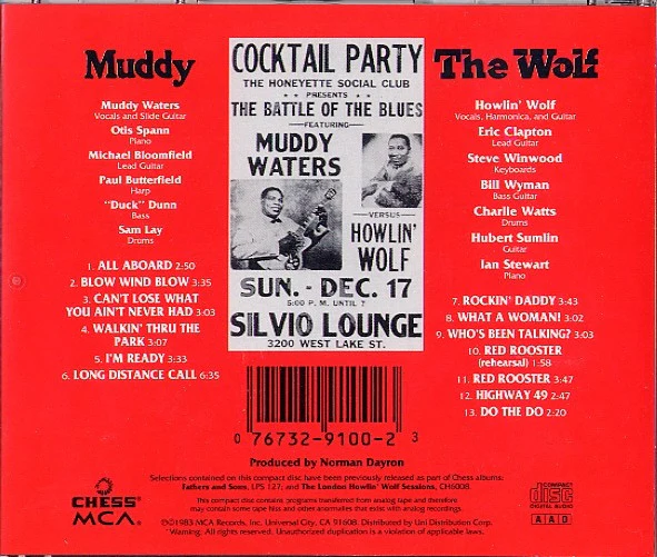 Muddy Waters, Howlin' Wolf - Muddy & The Wolf (CD) - Image 5
