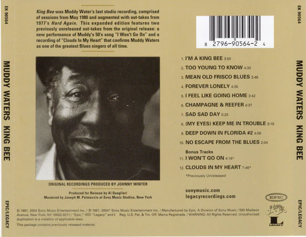 Muddy Waters - King Bee (CD) - Image 2