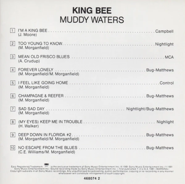 Muddy Waters - King Bee (CD) - Image 2