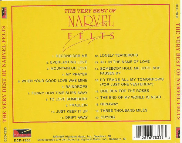 Narvel Felts - The Very Best Of Narvel Felts (CD) - Image 2