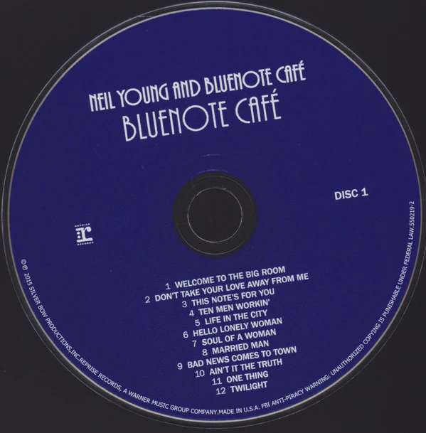 Neil Young And The Bluenotes  - Bluenote Café (CD) - Image 3