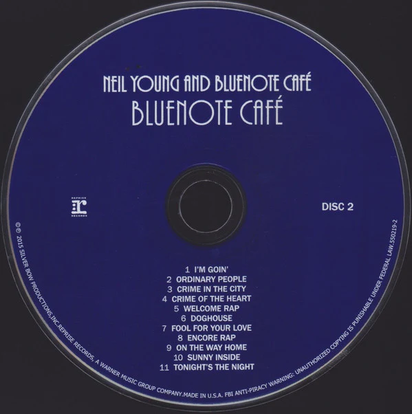 Neil Young And The Bluenotes  - Bluenote Café (CD) - Image 4