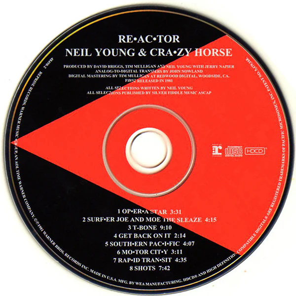 Neil Young & Crazy Horse - Reactor (CD) - Image 3