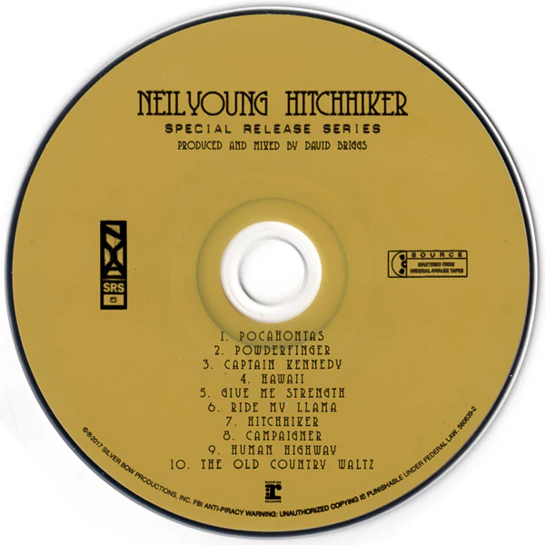 Neil Young - Hitchhiker (CD) - Image 3
