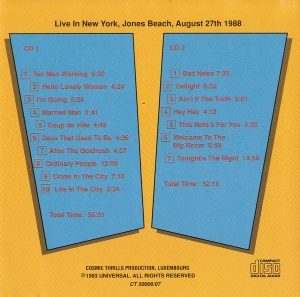 Neil Young & The Blue Notes* - Only Once (CD) - Image 5