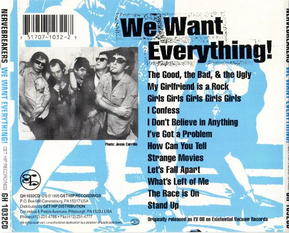 Nervebreakers - We Want Everything! (CD) - Image 2