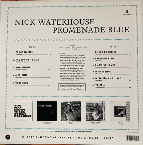 Nick Waterhouse  - Promenade Blue (Vinyl) - Image 2