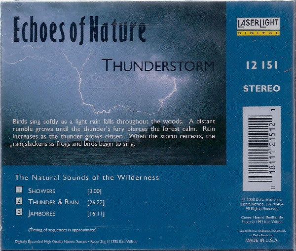 No Artist - Thunderstorm (The Natural Sounds Of The Wilderness) (CD) - Image 2
