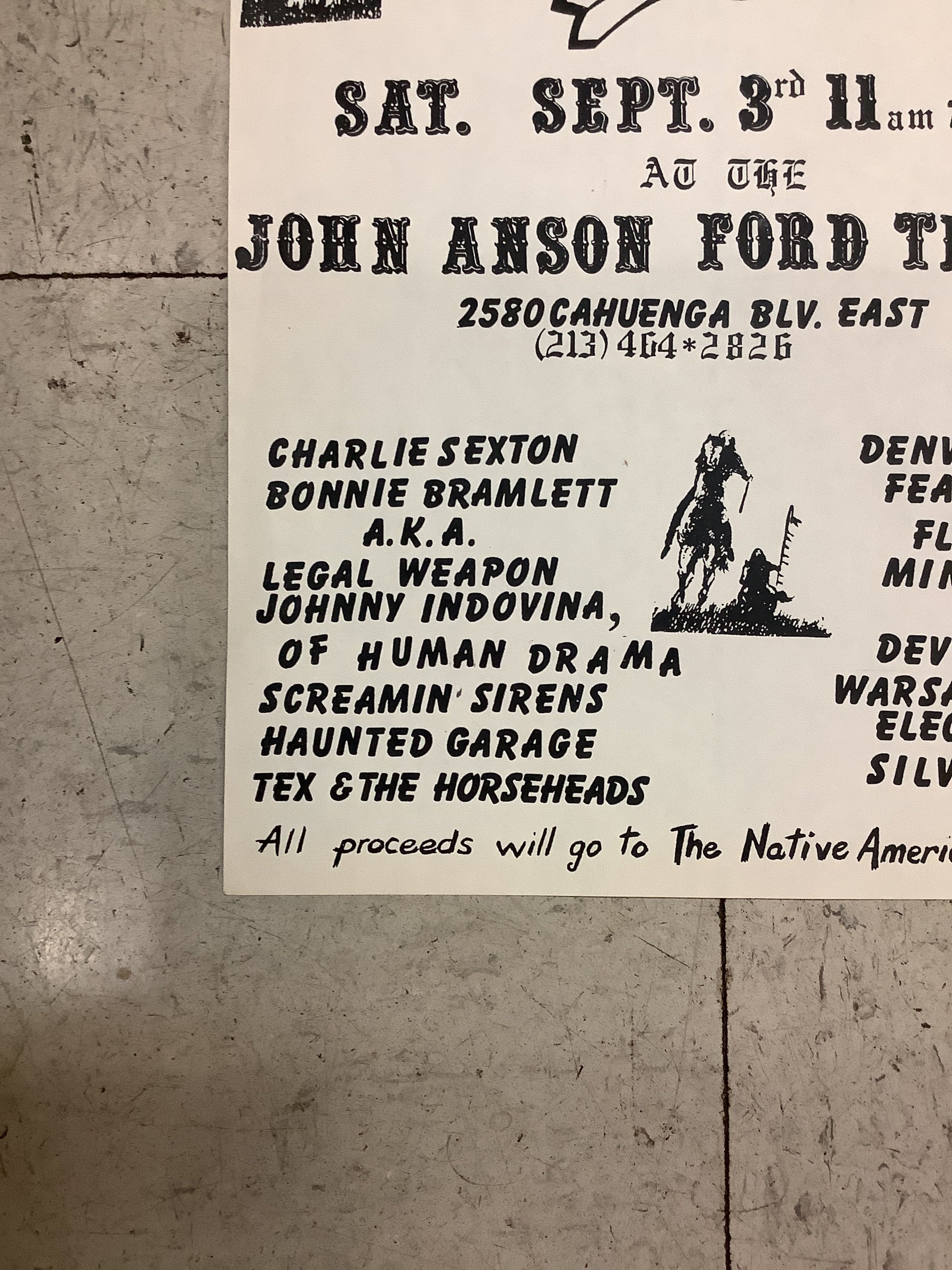 NO G.O. Rock Show at the John Anson Ford Theater (Poster) - Image 5