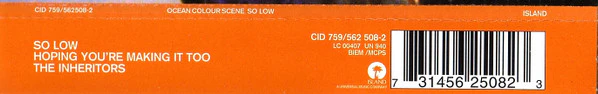 Ocean Colour Scene - So Low (CD) - Image 2