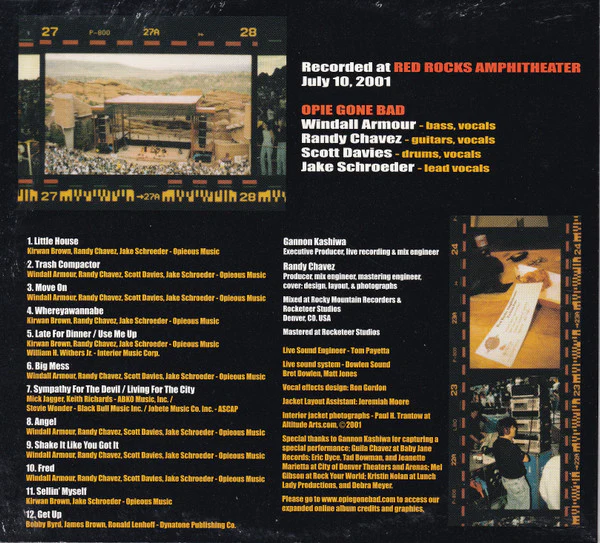 Opie Gone Bad - Live At Red Rocks (CD) - Image 2